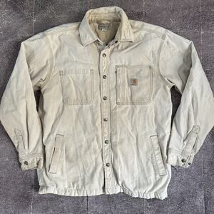 Carhartt Beige Shirt Jacket
